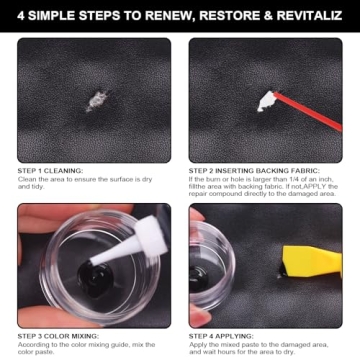 STARTSO WORLD Leather Repair Kit for Easy Repairs