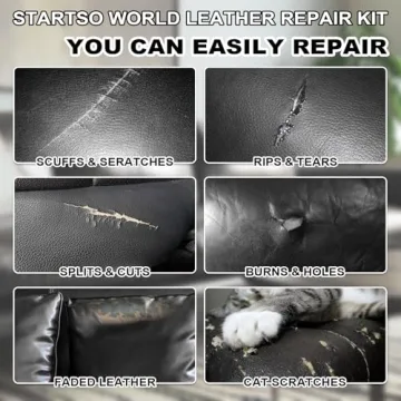 STARTSO WORLD Leather Repair Kit for Easy Repairs