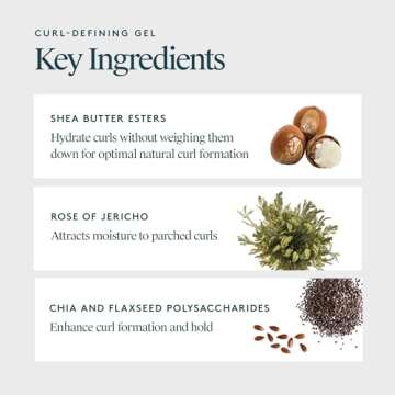 VIRTUE Curl Gel for Curly Hair, Anti Frizz Hair Styler, Sulfate Free, Ideal for All Curl Types, Color Safe, 6.7 Fl Oz