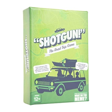 WHAT DO YOU MEME? Shotgun! Road Trip Game for Families