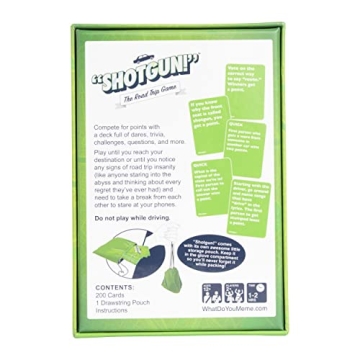 WHAT DO YOU MEME? Shotgun! Road Trip Game for Families