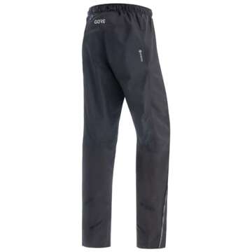 GORE WEAR Men's Gore-Tex Paclite Pants, Black, Large