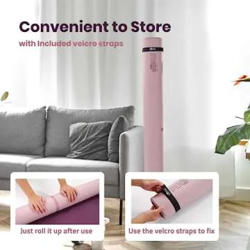 Gogokiwi Large Yoga Mat Extra Wide Non-Slip Fitness Mat