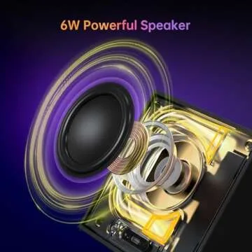 Divoom TimeBox Evo -- Pixel Art Bluetooth Speaker with 16x16 LED Display APP Control - Cool Animatio...