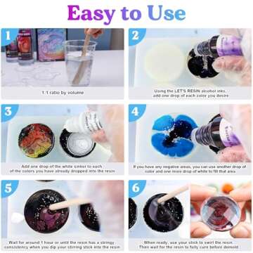 LET'S RESIN Epoxy Resin Kit for Art and Crafts