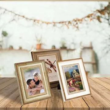 XUANLUO Rustic Picture Frames - Farmhouse Style 3 Pack
