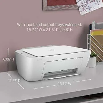 HP DeskJet 2752 All-in-One Color Inkjet Printer Scanner and Copy with Mobile Printing, Wireless Prin...