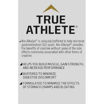 True Athlete Kre Alkalyn 1,500mg - Helps Build Muscle, Gain Strength & Increase Performance, Buffered Creatine for Optimal Absorption - NSF Certified for Sport (120 Capsules)