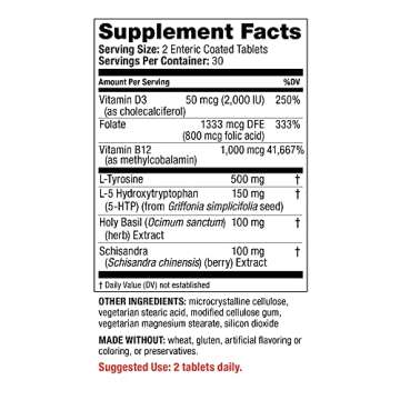 Redd Remedies In Joy Supplement for Mood and Emotional Support, 60 Tablets