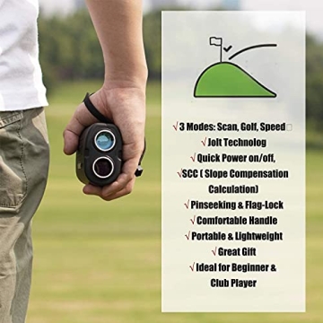 Gogogo Sport GS03 Laser Rangefinder with Slope & 6X Magnification