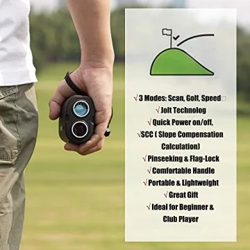 Gogogo Sport GS03 Laser Rangefinder with Slope & 6X Magnification