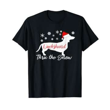 Dashing Through the Snow - Dachshund Christmas Shirt