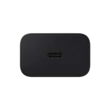 Samsung 25W Wall Charger Power Adapter, Cable Not Included, Super Fast Charging, Compact Design, Energy Efficient, Compatible with Galaxy and USB Type C Devices, Black