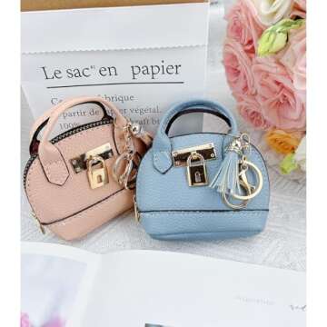 Cute Mini Tote Bag Set - YJUBAOA 2 PCS for Women