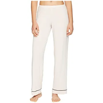 Eberjey Gisele Long PJ Set in Sorbet Pink and Black