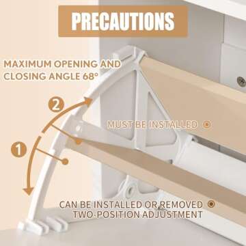 KUMIUNION Shoe Storage Cabinet with 2 Flip Drawers, Slim Freestanding Storage Racks for Entryway, Hallway, Hidden Narrow Shoe Organizers Perfect for Heels, Boots, Slippers, White