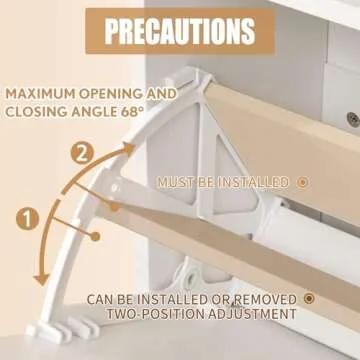 KUMIUNION Shoe Storage Cabinet with 2 Flip Drawers, Slim Freestanding Storage Racks for Entryway, Hallway, Hidden Narrow Shoe Organizers Perfect for Heels, Boots, Slippers, White