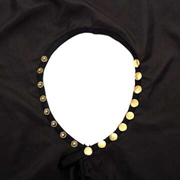 Oak Leaf Hair Salon Capes, Water-resistant & Antistatic Salon Haircut Capes with Snap Closure for Hair Cutting & Styling, 57x67 Inches, Pack of 2