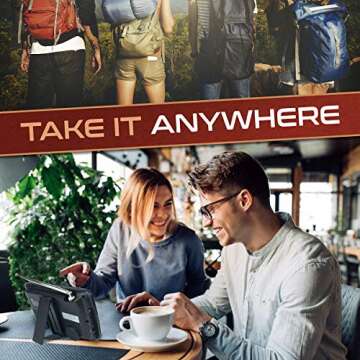 Tyler 7" Portable TV - LCD Monitor with Rechargeable Battery & HDMI Input for Kids & Travel