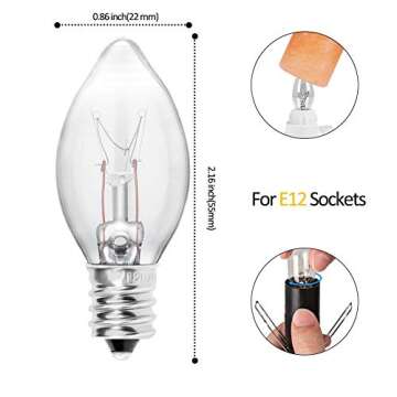 OHLGT Salt Lamp Cord and Bulbs Set - 5 Feet with Dimmer
