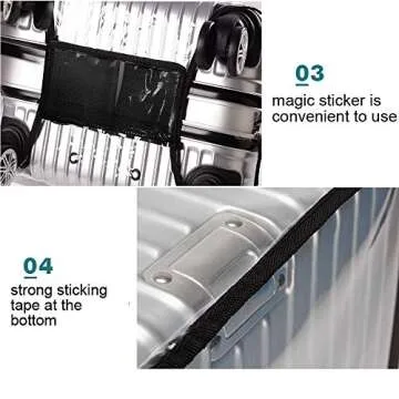 Feybaul 20 Inch Clear Luggage Protector for Travel