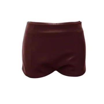Fallorchid Women's Faux Leather Mini Shorts for Trendy Style