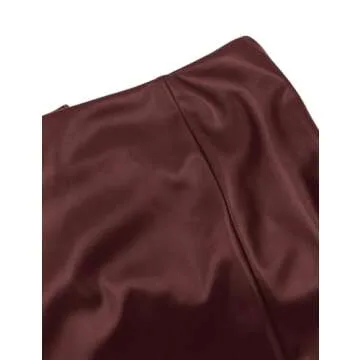 Fallorchid Women's Faux Leather Mini Shorts for Trendy Style