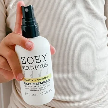 Zoey Naturals Hair Detangler for Kids 4 Oz - Non-Toxic