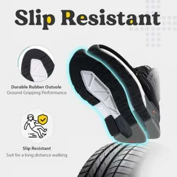 FitVille Extra Wide Walking Shoes for Men - Pain Relief