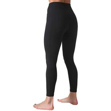Sunzel Women's Stretchable High Waist Buttery Soft Leggings, Black, Small