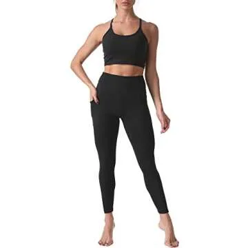 Sunzel Women's Stretchable High Waist Buttery Soft Leggings, Black, Small