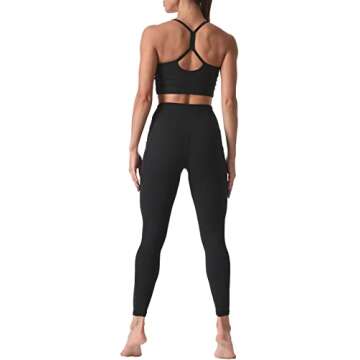 Sunzel Women's Stretchable High Waist Buttery Soft Leggings, Black, Small