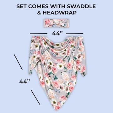 Posh Peanut Baby Swaddle Blanket, Stylish Newborn Set