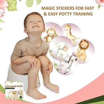 Fun Potty Training Stickers for Toddlers | Color Changing Magic