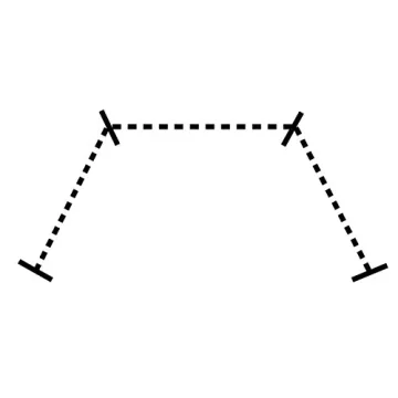 Displays2go Gridwall Panel - Lightweight Double Sided Display