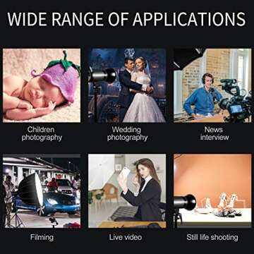 GVM 100W LED Video Light with App Control for Photographers