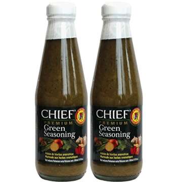 Chief Green Seasoning 10oz (Pack of 2) for Flavorful Dishes