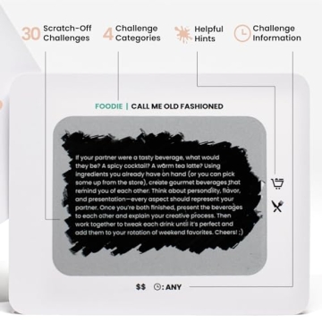 Adventure Challenge Mini Dates | 30 Quick Scratch Off Games