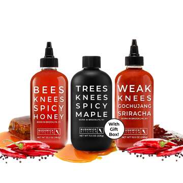 Bushwick Kitchen Spicy Sampler Gift Box - Three Gourmet Spicy Treats