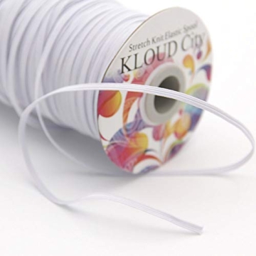 KLOUD City White 120-Yards 1/8" Elastic Cord for Gardening