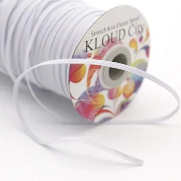 KLOUD City White 120-Yards 1/8" Elastic Cord for Gardening