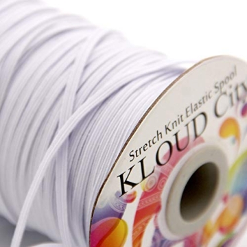 KLOUD City White 120-Yards 1/8" Elastic Cord for Gardening
