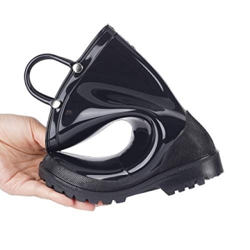 HugRain Toddler Boys Rain Boots Lightweight Waterproof Kids Shoes