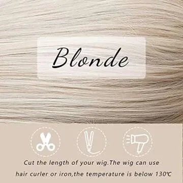 MOSINA Blonde Bob Wig - Stylish Synthetic Hair for Women