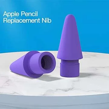 AWINNER Apple Pencil Tips - Affordable Replacement Nibs 6 Pack
