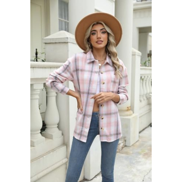 Chic Zeagoo Flannel Shacket for Cozy Seasons