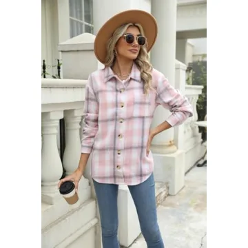Chic Zeagoo Flannel Shacket for Cozy Seasons
