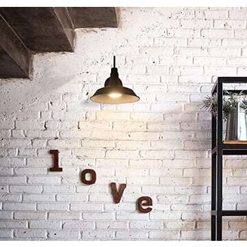 KAYYELAMP 3 Lamps Battery Run 55 Lumens LED Wall Lighting Remote Control Dimmable Black Metal Wall Sconces Retro Style Light Fixture for Loft-Easy to Install，Battery Not Included