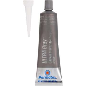 Permatex 82194-12PK Ultra Grey Rigid High-Torque RTV Silicone Gasket Maker, 3 Ounce (Pack of 12)
