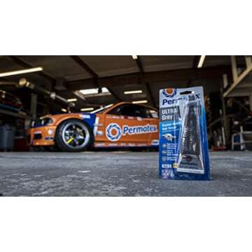 Permatex 82194-12PK Ultra Grey Rigid High-Torque RTV Silicone Gasket Maker, 3 Ounce (Pack of 12)